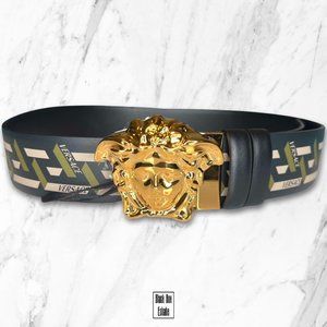 *NEW* Versace La Greca Medusa Belt BLACK - NEW SEASON